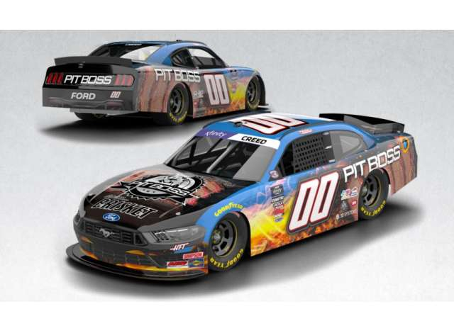 Ford Mustang #00 Sheldon Creed *Pit Boss Brisket*, various 2025
