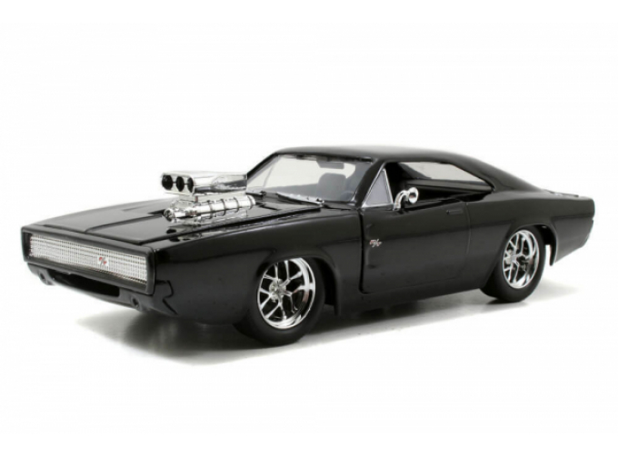 DODGE Charger R/T с фигуркой Доминик Торетто из фильма Форсаж 7 (Fast And Furious) (1970)