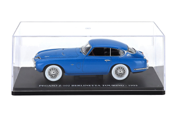 PEGASO Z102 Berlinetta Touring (1955) - Con Vetrina - With Showcase, Blue