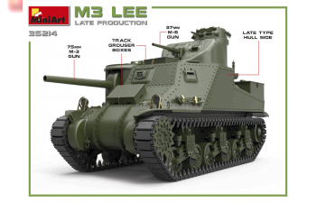 Сборная модель M3 LEE Позднего Производства