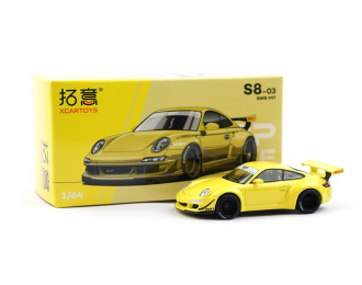 PORSCHE RWB 997, yellow