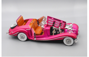 MERCEDES-BENZ 500K, красный матовый 22 см