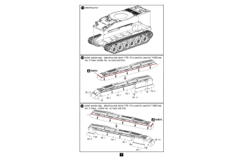 Сборная модель танк Т-80B Main Battle Tank Ultra Ver. 3 in ­1 Limited Edition
