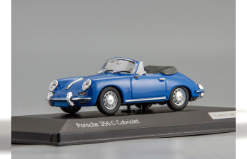 Porsche 356 C Cabriolet (1963), enamel blue