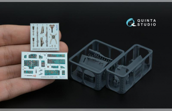 3D Декаль интерьера кабины МиГ-25РБФ (ICM) (с 3D-печатными деталями)