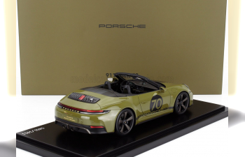 PORSCHE 911 992 Cabriolet Open Spirit 70 (2025), Olive Neo Green Black