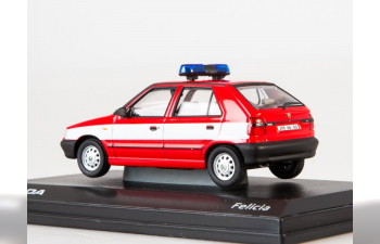 SKODA Felicia (1994) red / white