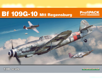Сборная модель Немецкий истребитель Messerschmitt Bf.109 G-10 Mtt Regensburg