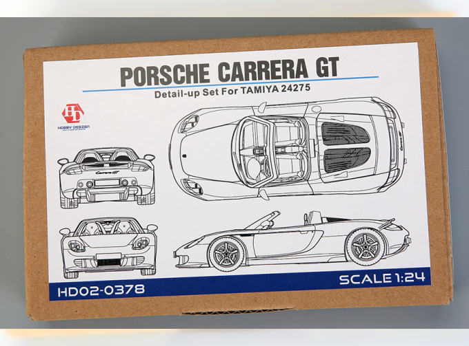 1/24 Porsche Carrera GT Detail-up Set For Tamiya 24275（PE+Metal parts+Resin）