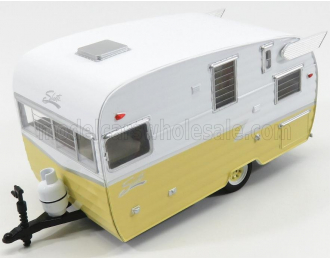 TRAILER Shasta Airflyte 15 Roulotte (1961), Yellow White