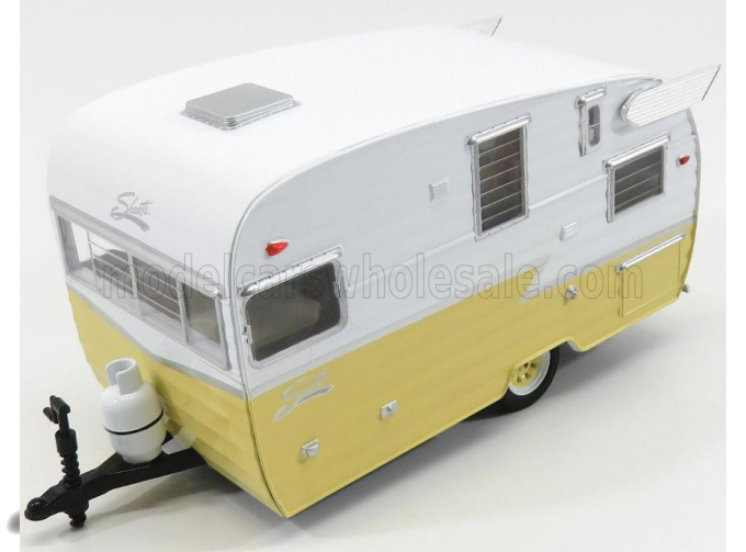 TRAILER Shasta Airflyte 15 Roulotte (1961), Yellow White