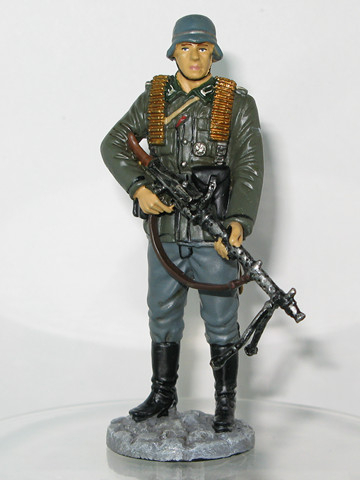Фигурка Обер-ефрейтор пехотного полка с пулемётом MG-34, 1941г., Солдаты ВОВ Спецвыпуск №1