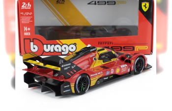 FERRARI 499p 3.0l Turbo V6 Team Ferrari Af Corse №50 Winner 24h Le Mans 2024 Antonio Fuoco - Miguel Molina - Nicklas Nielsen, Red