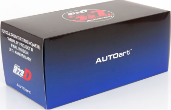 TOYOTA Sprinter Trueno (AE86) Project D Final Version, white matt-black