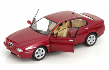 ALFA ROMEO 166 3.0 V6 (1998) – Beige Interior, Rosso Proteo Met Red