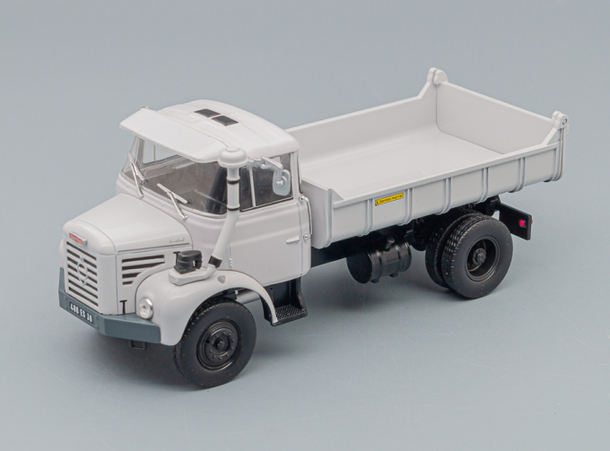 BERLIET L62 M3 Truck Cassone Ribaltabile 2-assi 1966 - Movimento Terra, Light Grey