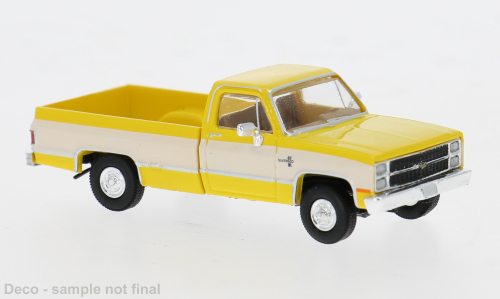 CHEVROLET C10 (1982), yellow / white
