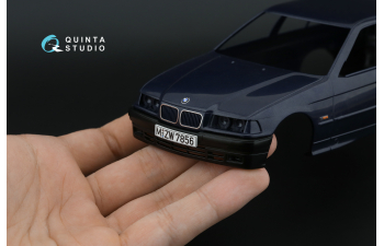 3D Декаль интерьера кабины BMW 318i/320i E36 Sedan (Hasegawa) (с металлостикерами)