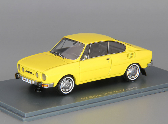 SKODA 110R Coupe (1972), yellow 