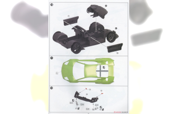 Сборная модель Lamborghini Murcielago LIMITED 20 Ver.2