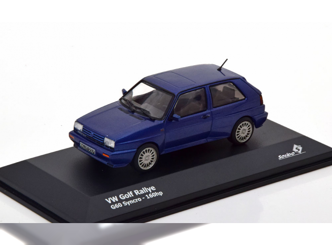 VOLKSWAGEN Golf 2 G60 Rally, blue metallic