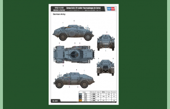 Сборная модель БТР German Sd.Kfz.221 Leichter Panzerspahwagen (1st Series)