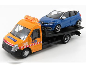 MERCEDES-BENZ Sprinter Soccorso Stradale With Renault Captur - Carro Attrezzi - Wrecker Road Service, Yellow Blue