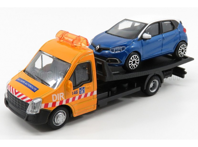 MERCEDES-BENZ Sprinter Soccorso Stradale With Renault Captur - Carro Attrezzi - Wrecker Road Service, Yellow Blue