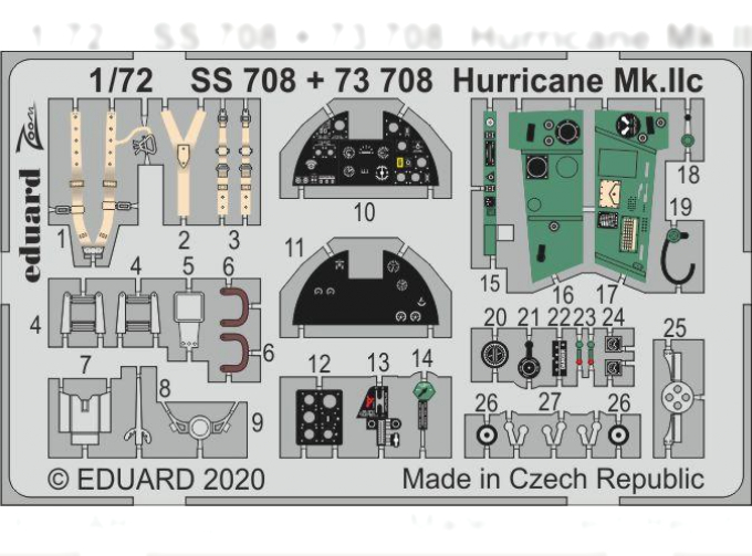 Фототравление для Hurricane Mk. IIc