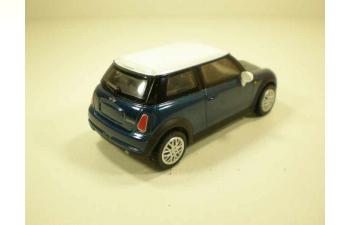 MINI Cooper, Городские 1:43, синий с белым