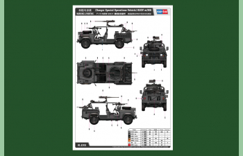 Сборная модель (Ranger Special Operations Vehicle) RSOV w/MG