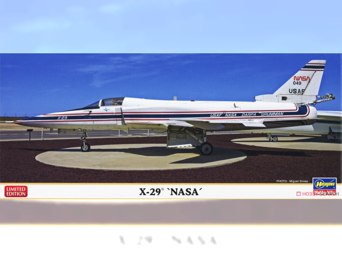 Сборная модель GRUMMAN X-29 Nasa Airplane 1984