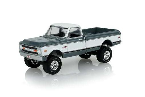 CHEVROLET K10 Custom Pickup *Barrett Jackson Series 17* (1972), green/white