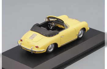 PORSCHE 356 B Cabriolet 1960, yellow