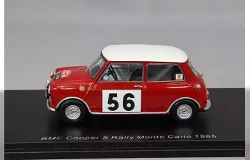 MORRIS Mini Cooper S №56 Rally Montecarlo (1965) P.Hopkirk - H.Liddon, Red White