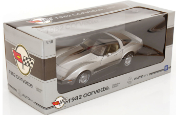 CHEVROLET Corvette (1982), silver black
