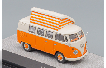 VOLKSWAGEN T1 Camping (кемпер) 1958, orange / beige