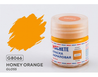 Краска акриловая Медовый оранжевый (Honey orange), 10 мл