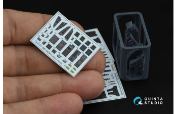 3D Декаль интерьера кабины Dassault Rafale B (Revell) (с 3D-печатными деталями)