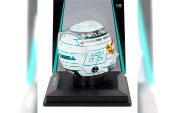 BELL HELMET Casco Helmet F1 George Russell F1 Team Mercedes Amg №63 Qatar Gp (2024), White