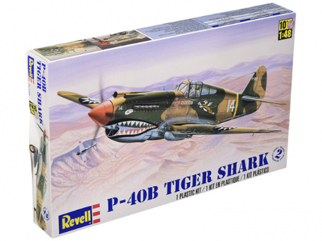 Сборная модель Американский истребитель P-40B Tiger Shark