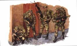 Сборная модель Солдаты U.S. Army Special Forces