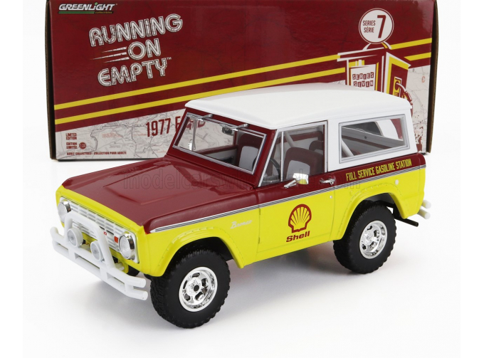 FORD Bronco Shell Oil (1977), Yellow Red White