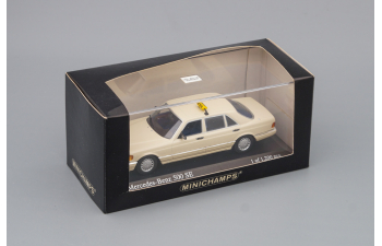 MERCEDES-BENZ 500SEL W126 1985 Taxi, cream