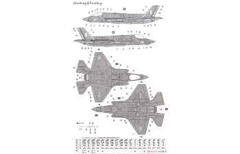 Сборная модель F-35B Lightning II VMFA 121