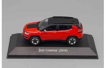 JEEP Compass 2018, red / black