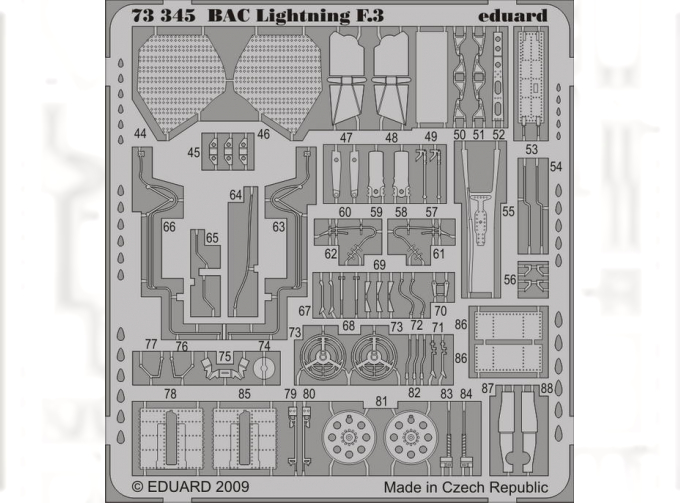 Фототравление для BAC Lightning F.3 S.A. TRU