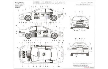 Сборная модель Trust Corolla Levin AE101