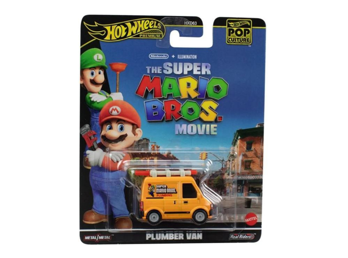 Plumber Van from the movie "The Super Mario Bros", yellow
