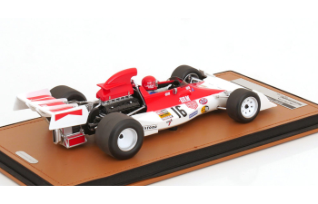 BRM F1 P160e №16 Spain Gp (with Pilot Figure) Niki Lauda (1973) , White Red